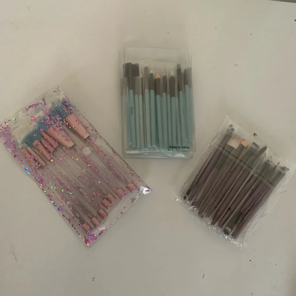 3 sets Eye Makeup Brushes Tool Set Eye Shadow Foundation eyeliner blush NEW